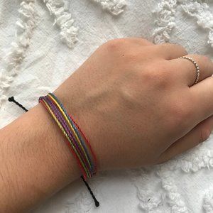 pura vida rainbow bracelet